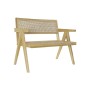 Banc avec Dossier DKD Home Decor Naturel Rotin Orme (105,5 x 62 x 83 cm)