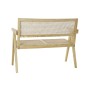 Banc avec Dossier DKD Home Decor Naturel Rotin Orme (105,5 x 62 x 83 cm)