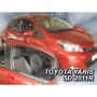Déflecteur de vent HEKO HO29621 TOYOTA YARIS III (XP130) Frontal 2 Pièces