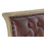 Siège DKD Home Decor Naturel Bois Marron Cuir (64 x 98 x 94 cm)