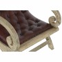 Siège DKD Home Decor Naturel Bois Marron Cuir (64 x 98 x 94 cm)