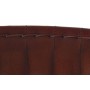 Siège DKD Home Decor Noir Métal Bois Marron Cuir (63 x 72 x 74 cm)