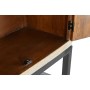Armoire DKD Home Decor Noir Doré Blanc Fer Bois de manguier (107 x 42 x 189 cm)