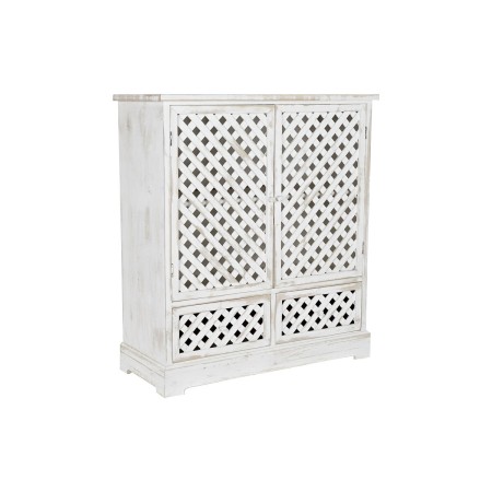 Caisson à Tiroirs DKD Home Decor Sapin Blanc (90 x 36 x 100 cm)
