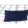 Chaise de jardin DKD Home Decor Blue marine Polyester rotin synthétique Aluminium Blanc (90 x 70 x 110 cm) (107 x 107 x 198 cm)