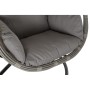 Chaise de jardin DKD Home Decor Gris Polyester rotin synthétique Aluminium (90 x 70 x 110 cm) (92 x 70 x 113 cm)