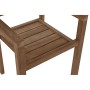 Chaise de jardin DKD Home Decor Marron Teck (58 x 48 x 91 cm)