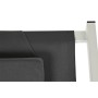 Chaise longue DKD Home Decor Noir Polyester Aluminium Blanc (102 x 63 x 98 cm)