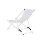 Chaise longue DKD Home Decor Polyester Aluminium Blanc