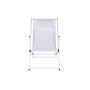 Chaise longue DKD Home Decor Polyester Aluminium Blanc