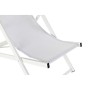 Chaise longue DKD Home Decor Polyester Aluminium Blanc