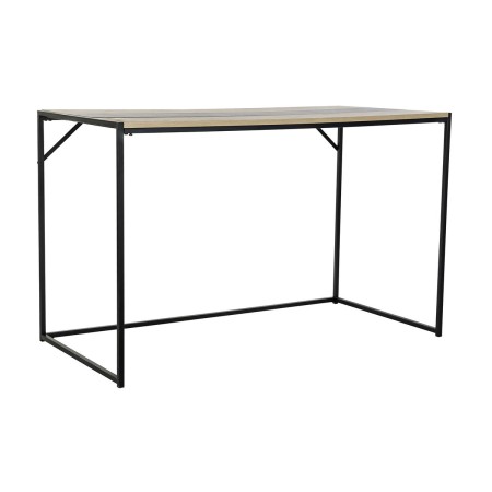 Bureau DKD Home Decor Naturel Noir Métal MDF (120 x 60 x 75 cm)