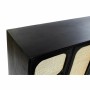 Buffet DKD Home Decor Noir Naturel Rotin Bois de manguier (150 x 40 x 78 cm)