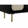 Buffet DKD Home Decor Noir Naturel Rotin Bois de manguier (150 x 40 x 78 cm)