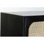 Buffet DKD Home Decor Noir Naturel Rotin Bois de manguier (150 x 40 x 78 cm)