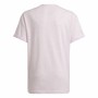 Camiseta de Manga Corta Infantil Adidas G Fi Bl Rosa