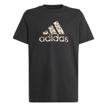 Camiseta de Manga Corta Infantil Adidas Animal Negro