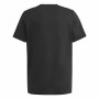 Camiseta de Manga Corta Infantil Adidas Animal Negro