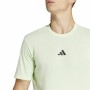 Camiseta de Manga Corta Hombre Adidas Essentials Wo Logo Verde limón