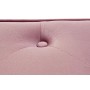 Banquette DKD Home Decor  Rose Doré Métal Polyester (120 x 45 x 45 cm)