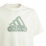 Camiseta de Manga Corta Adidas Table Growth Beige