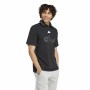 Camiseta de Manga Corta Hombre Adidas Graphic Print Fleece