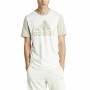 Camiseta de Manga Corta Hombre Adidas Big Logo Single Beige