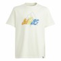 T shirt à manches courtes Adidas Gfx Illustrated Infantil