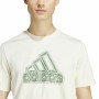 Camiseta de Manga Corta Hombre Adidas Growth Bos Blanco