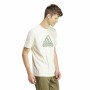 Camiseta de Manga Corta Hombre Adidas Growth Bos Blanco
