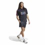 Camiseta de Manga Corta Hombre Adidas Tiro Aop