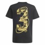 T shirt à manches courtes Adidas Hot G Noir