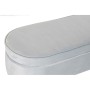 Banquette DKD Home Decor  Noir Métal Polyester Bleu ciel (120 x 40 x 45 cm)