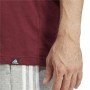 Camiseta de Manga Corta Hombre Adidas Fld Bos Marrón Granate