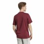 Camiseta de Manga Corta Hombre Adidas Fld Bos Marrón Granate