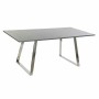 Table de Salle à Manger DKD Home Decor Verre Acier Gris foncé (180 x 90 x 76 cm)