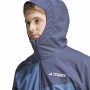 Veste de Sport pour Homme Adidas Multi 2L Rain Bleu