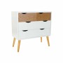 Caisson à Tiroirs DKD Home Decor Marron MDF Blanc (80 x 38 x 80 cm)