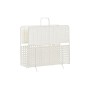 Porte-revues DKD Home Decor Naturel Métal Blanc osier (36,5 x 15 x 41 cm)