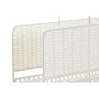 Porte-revues DKD Home Decor Naturel Métal Blanc osier (36,5 x 15 x 41 cm)