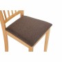 Ensemble Table + 6 Chaises DKD Home Decor Marron Clair Chêne Bois MDF (1,4 x 80 x 74 cm) (93 cm)