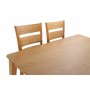 Ensemble Table + 6 Chaises DKD Home Decor Marron Clair Chêne Bois MDF (98 cm) (150 x 90 x 74 cm)