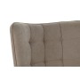 Siège DKD Home Decor Noir Beige Métal Polyester (69 x 77 x 91 cm)