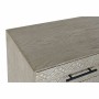 Commode DKD Home Decor Sapin Naturel Noir Métal MDF (107 x 35 x 80 cm)