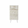 Caisson à Tiroirs DKD Home Decor Sapin Beige MDF Blanc (48 x 36,5 x 96 cm)