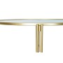 Table d'appoint DKD Home Decor Verre Métal (80 x 80 x 42,5 cm)