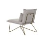 Fauteuil DKD Home Decor Beige Doré Métal Polyester (66 x 78 x 75 cm)