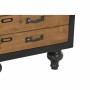 Caisson à Tiroirs DKD Home Decor Sapin Naturel Noir Vintage (47 x 38 x 77 cm)
