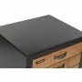 Caisson à Tiroirs DKD Home Decor Sapin Naturel Noir Vintage (47 x 38 x 77 cm)