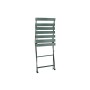 Ensemble Table + 2 Chaises DKD Home Decor Vert Métal (60 x 60 x 75 cm)